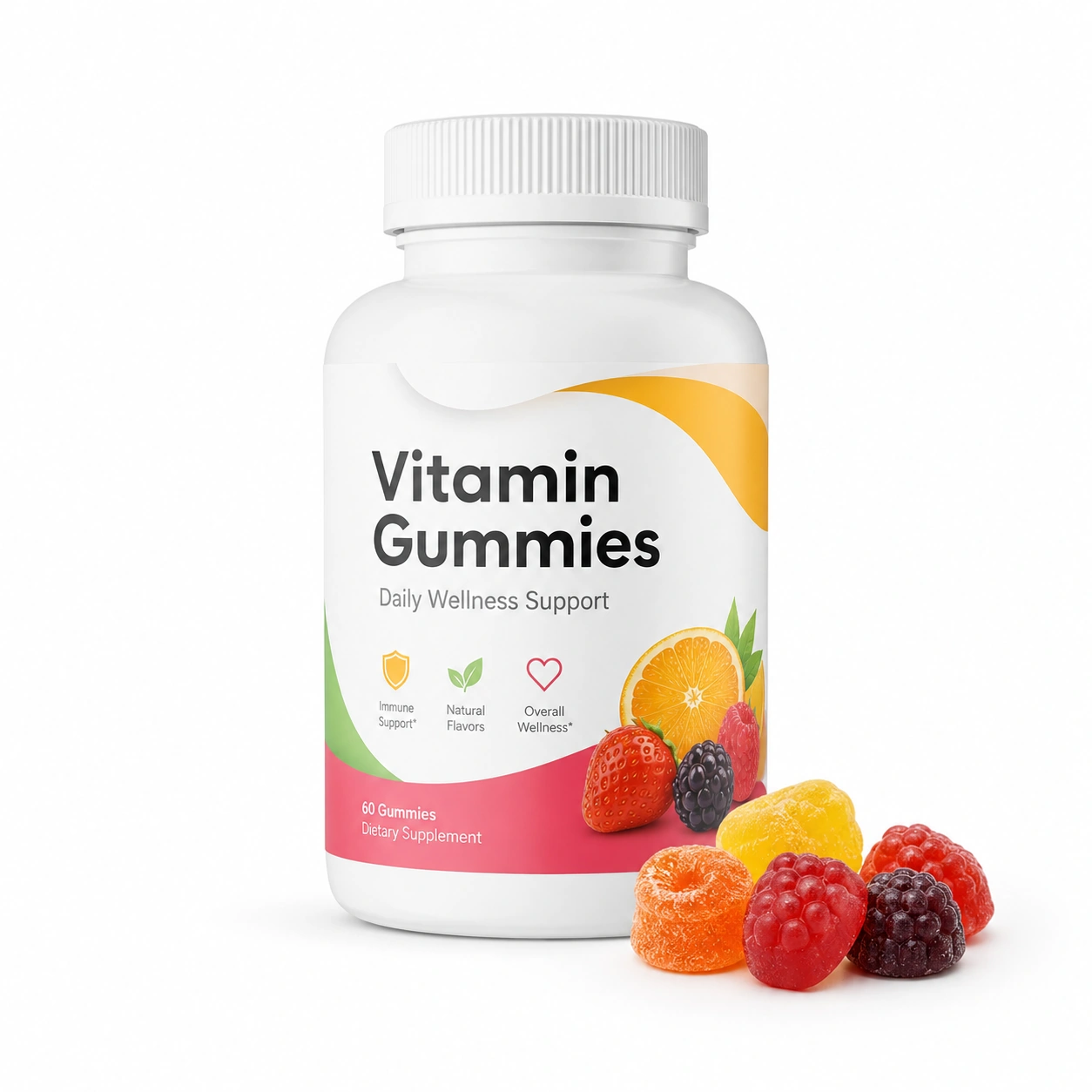 Vitamin Gummies private label product packaging