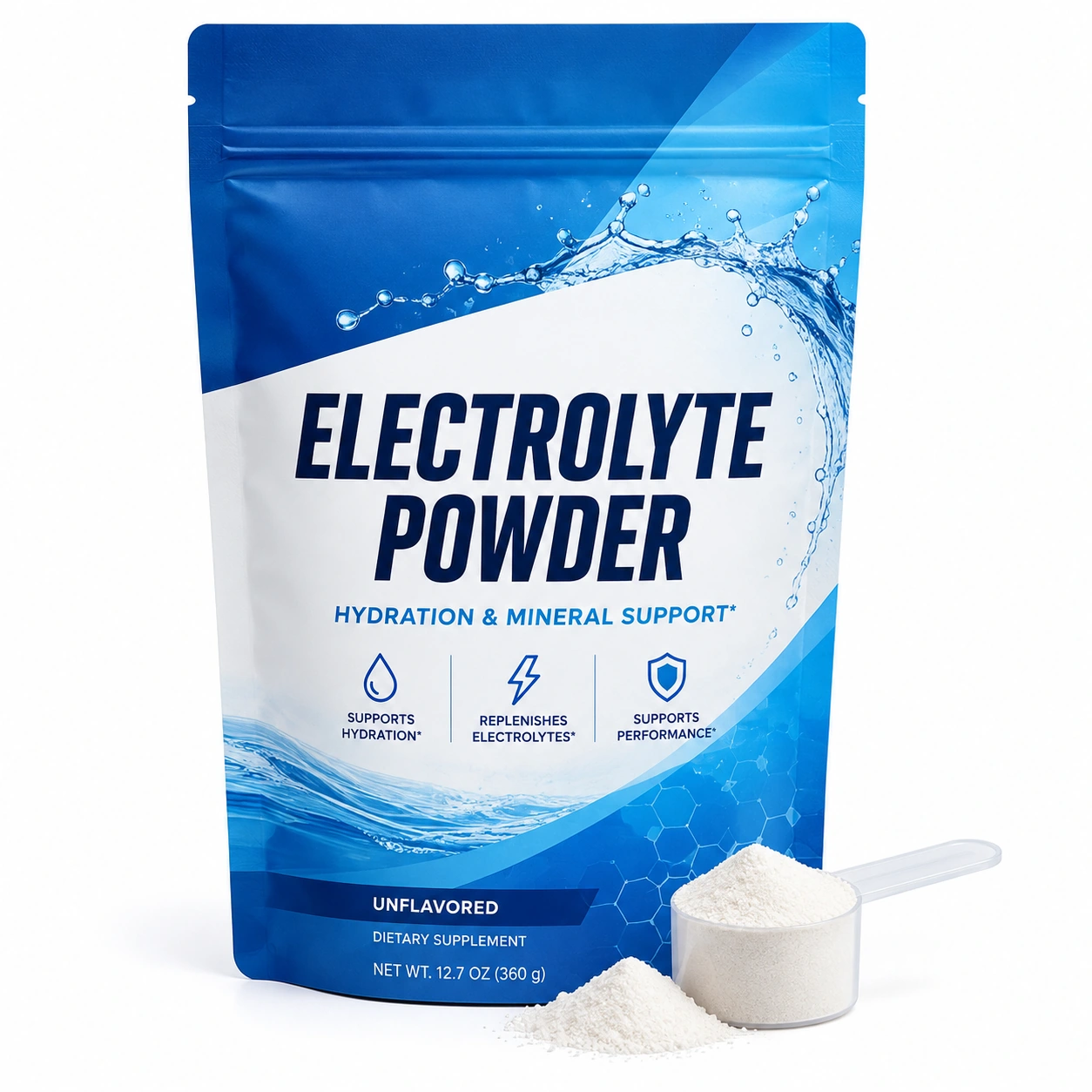 Electrolyte Powder private label product packaging