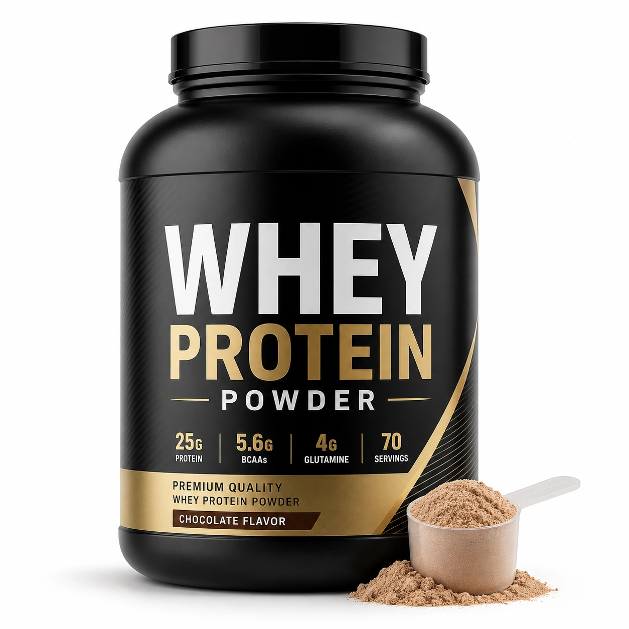 Whey Protein Powder private label product packaging
