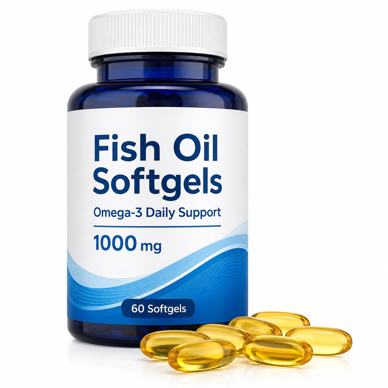 Fish Oil Softgels private label product packaging