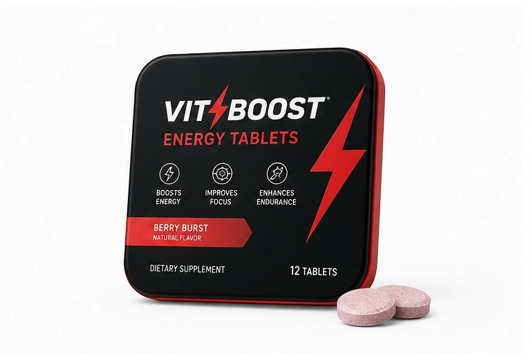Energy Tablets private label product packaging