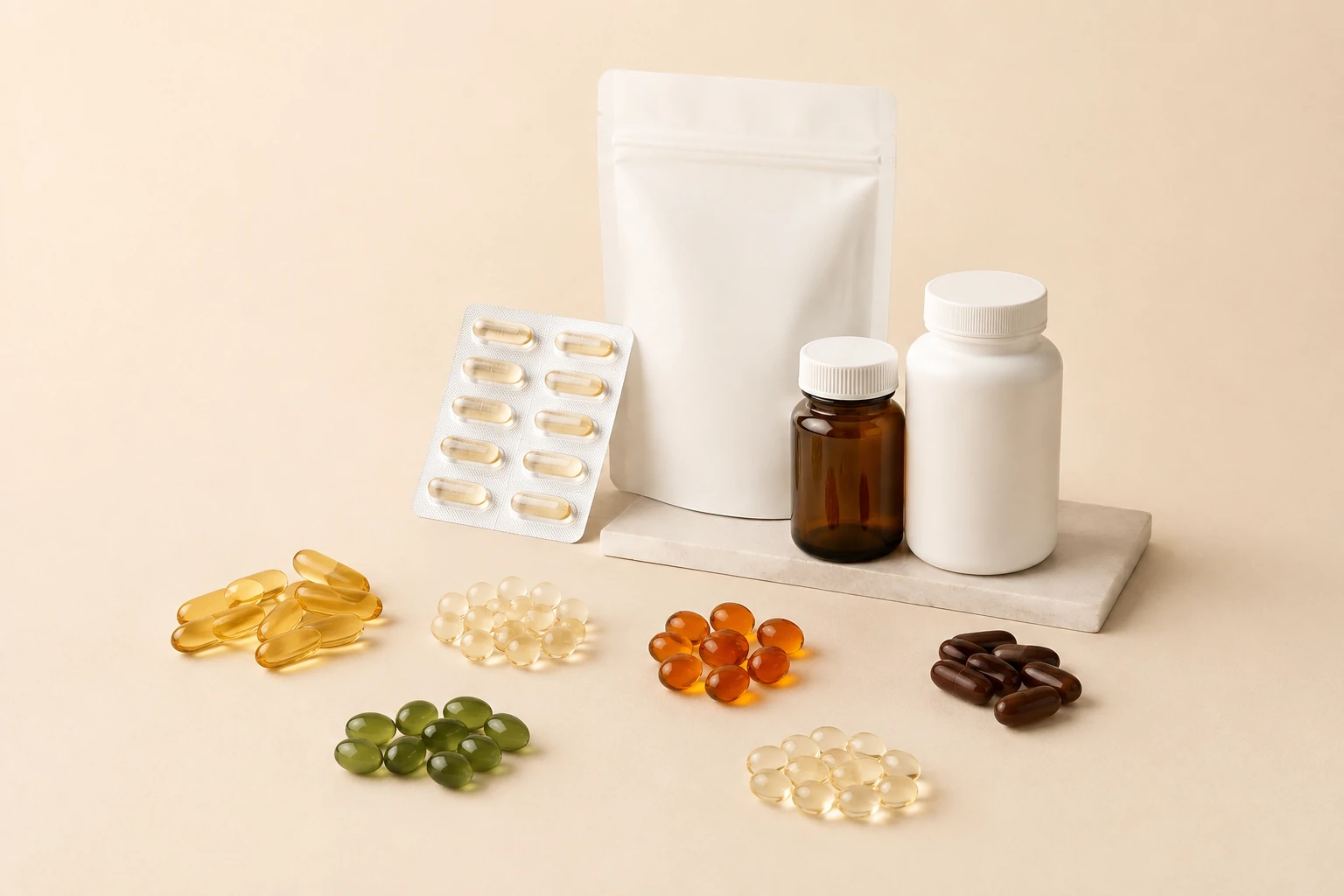 Softgel supplement dosage form