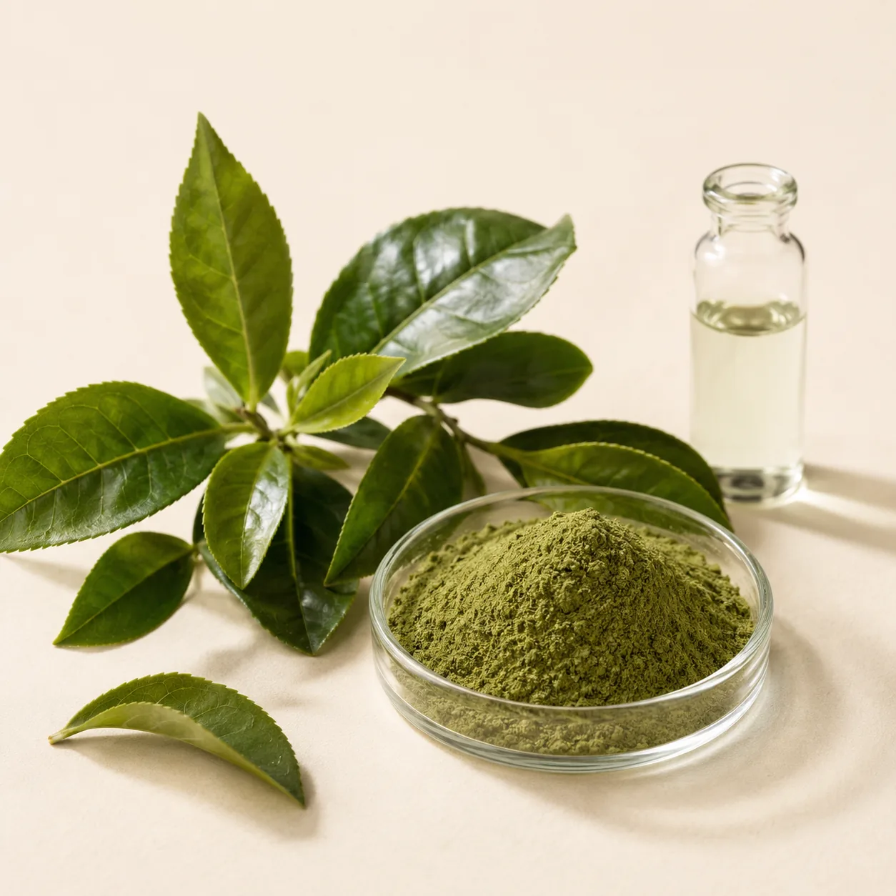 Green Tea Extract ingredient concept
