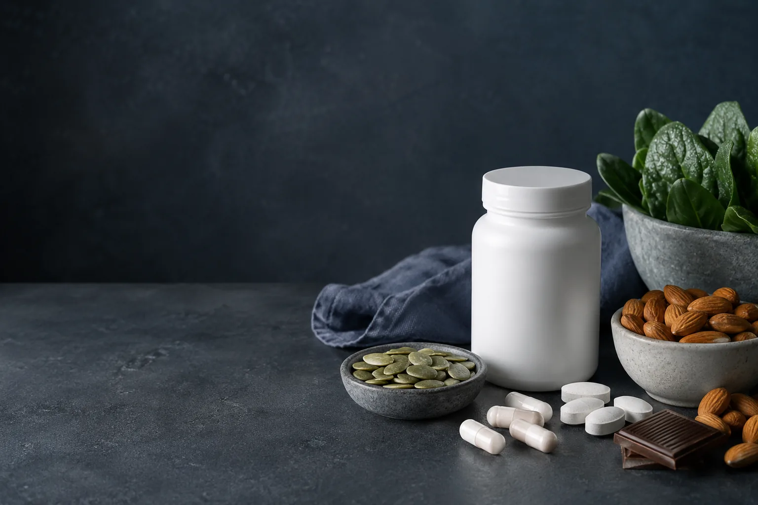 Magnesium supplement concept