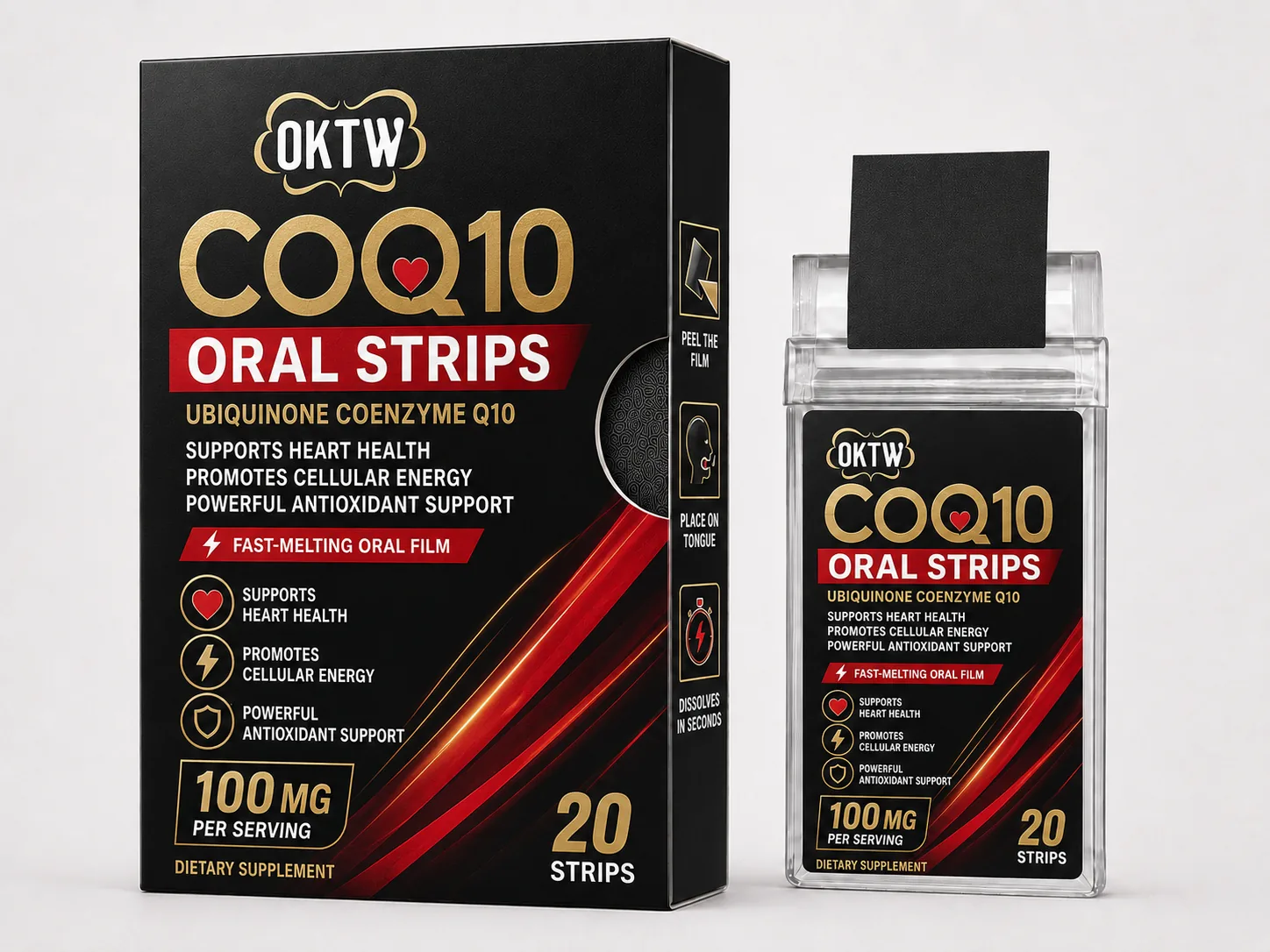 CoQ10 Oral Strips ready-stock oral dissolving film