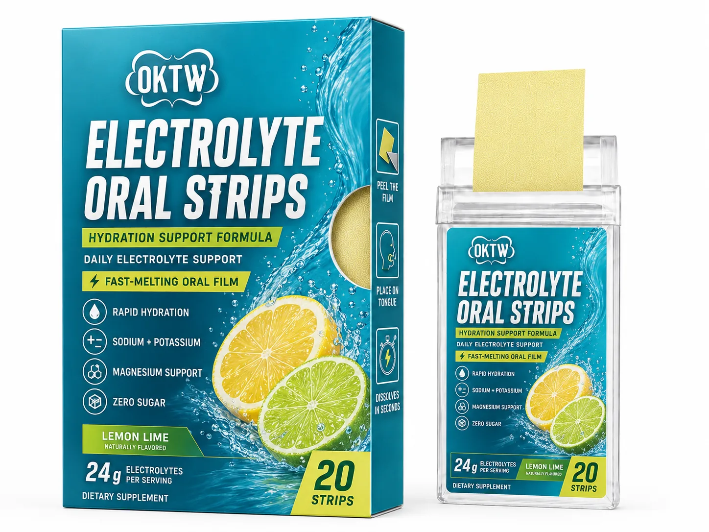 Electrolyte Oral Strips ready-stock oral dissolving film