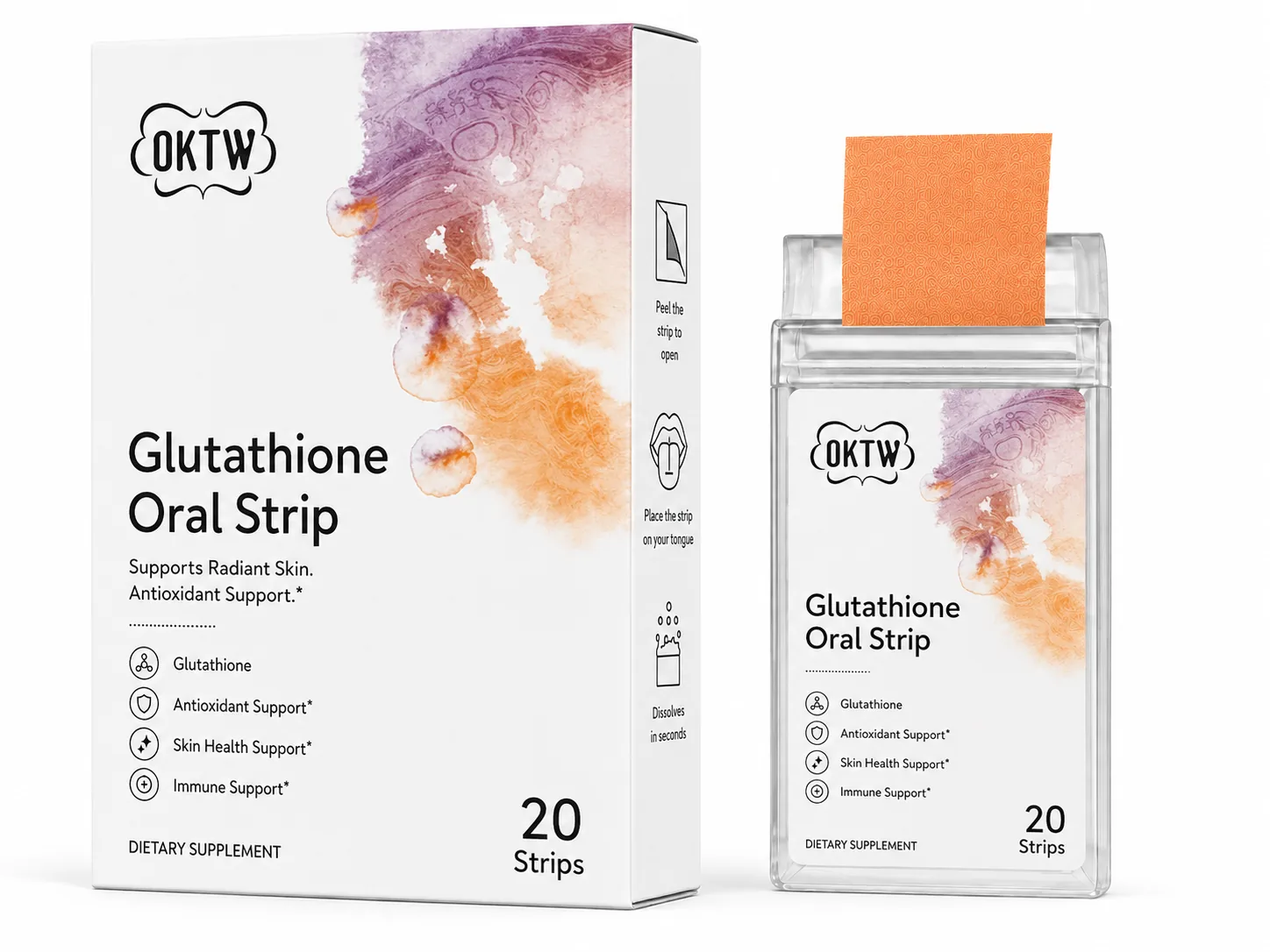 Glutathione Oral Strips ready-stock oral dissolving film