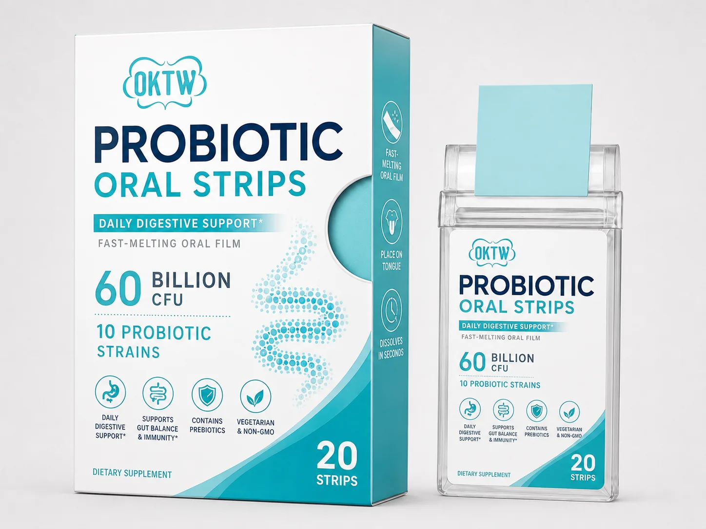 Probiotic Oral Strips ready-stock oral dissolving film