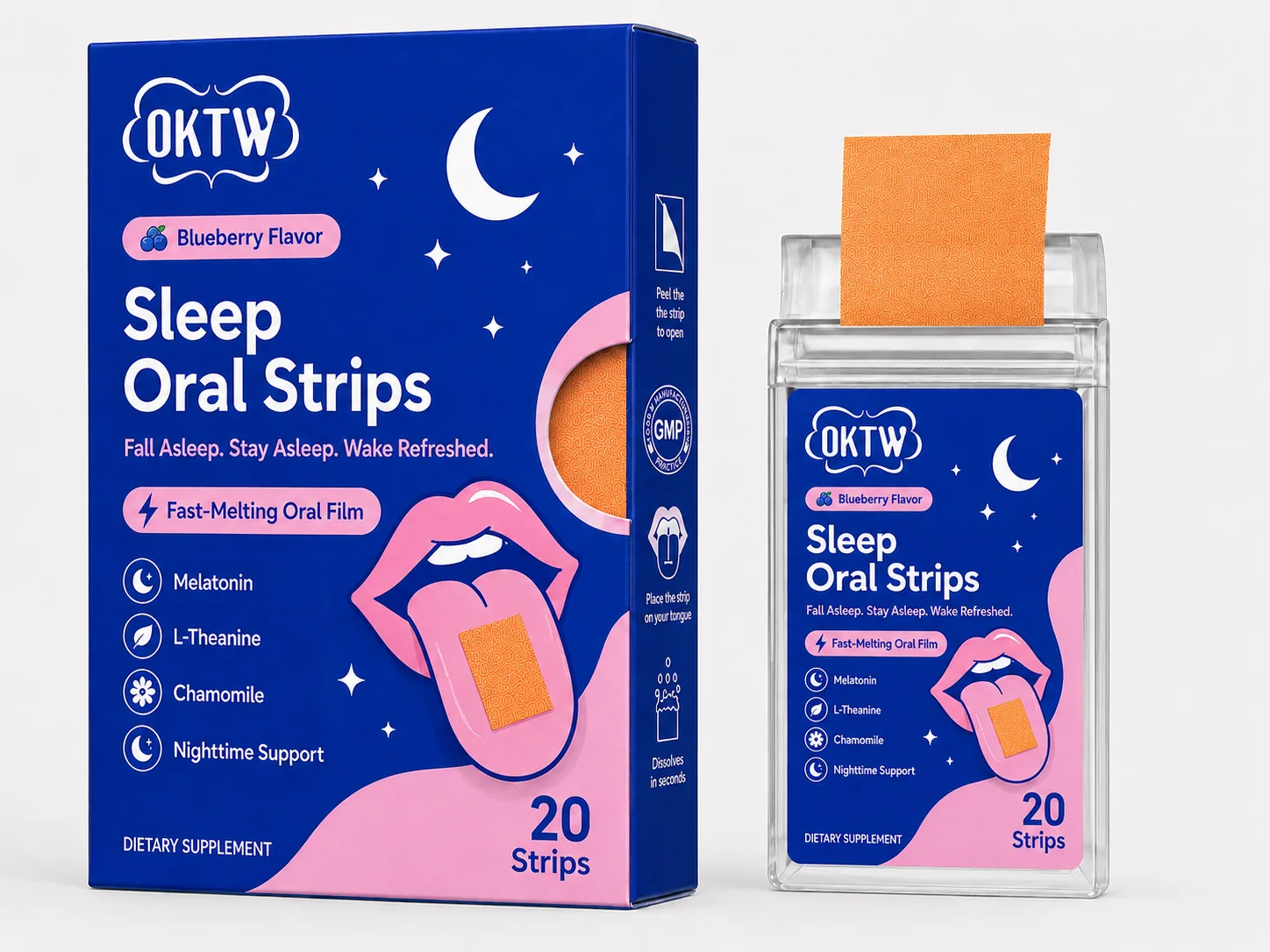 Sleep Support Oral Strips ready-stock oral dissolving film