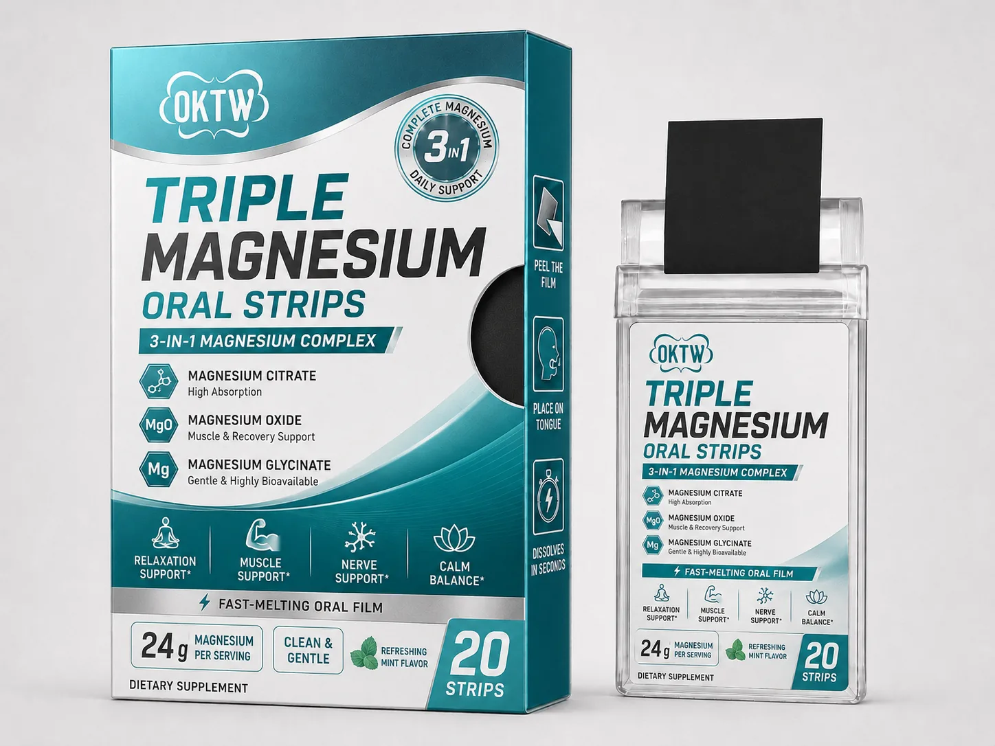 Triple Magnesium Oral Strips ready-stock oral dissolving film