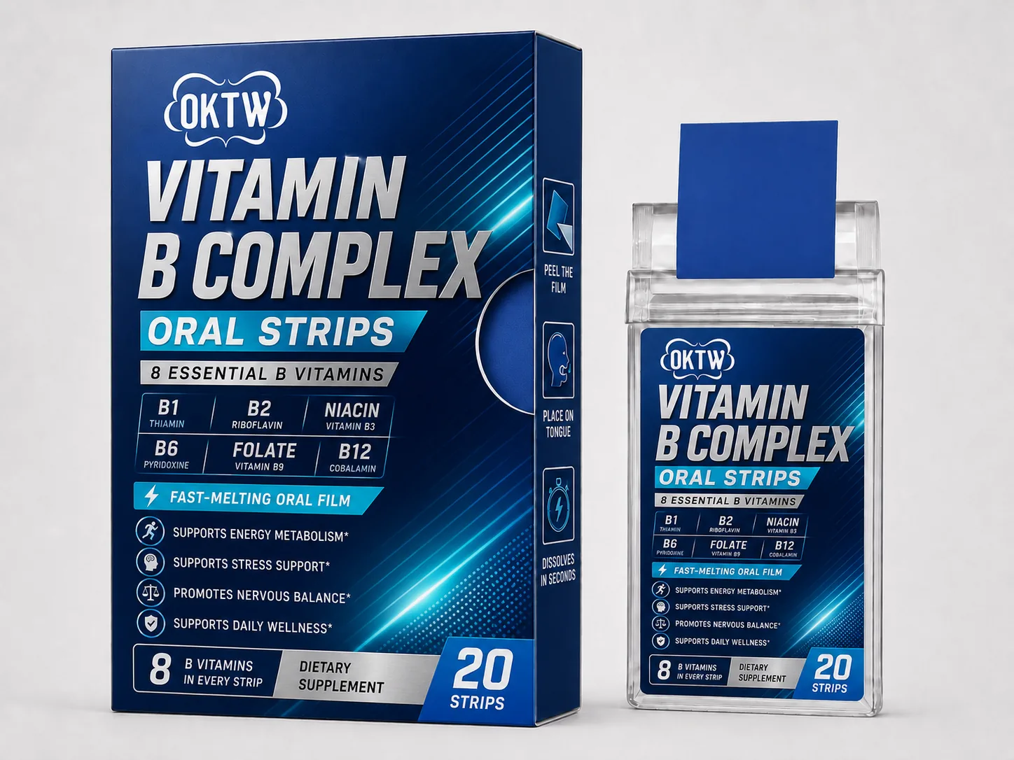 Vitamin B Complex Oral Strips ready-stock oral dissolving film