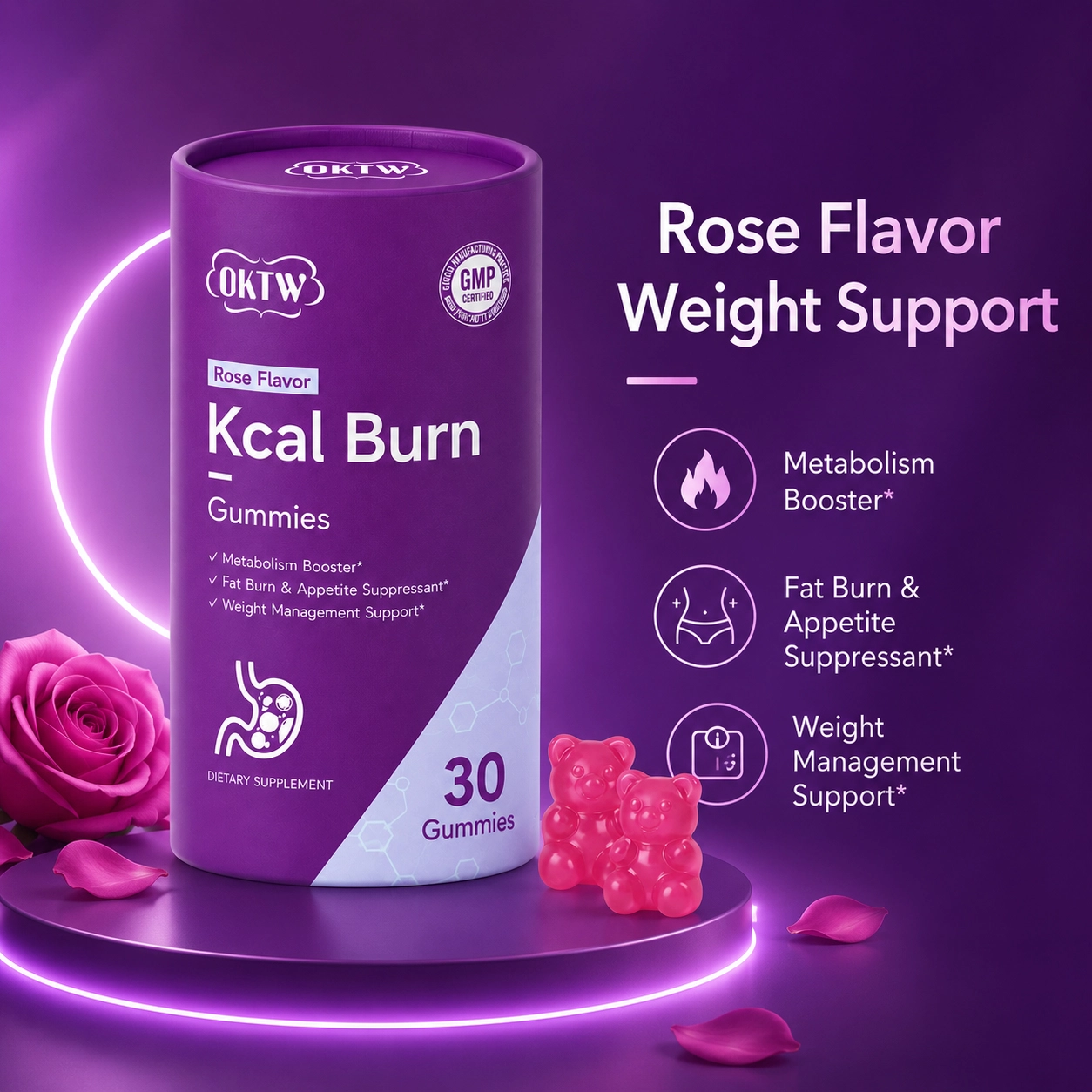 OKTW Kcal Burn Gummies Primary product view