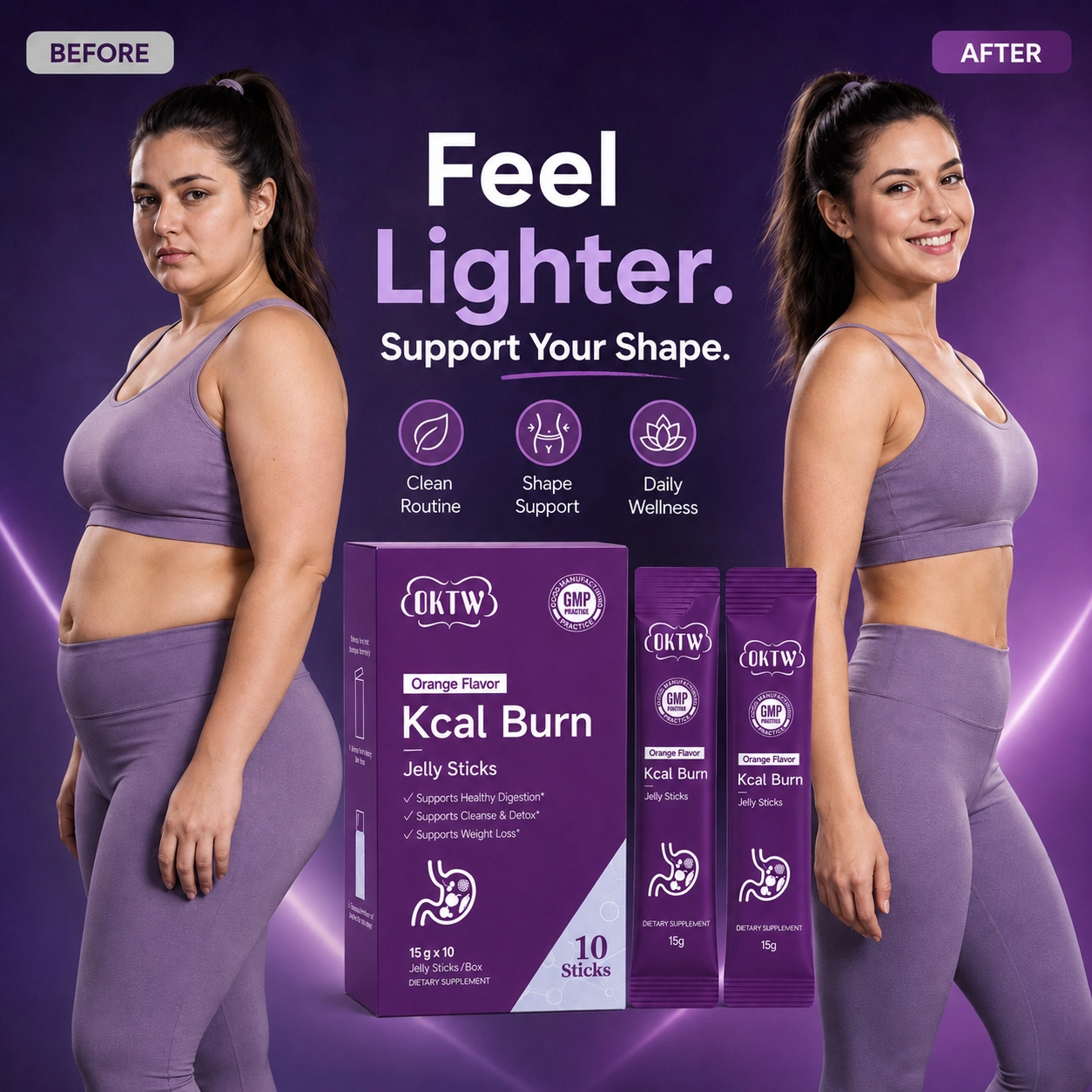 OKTW Kcal Burn Jelly Sticks Full set reference