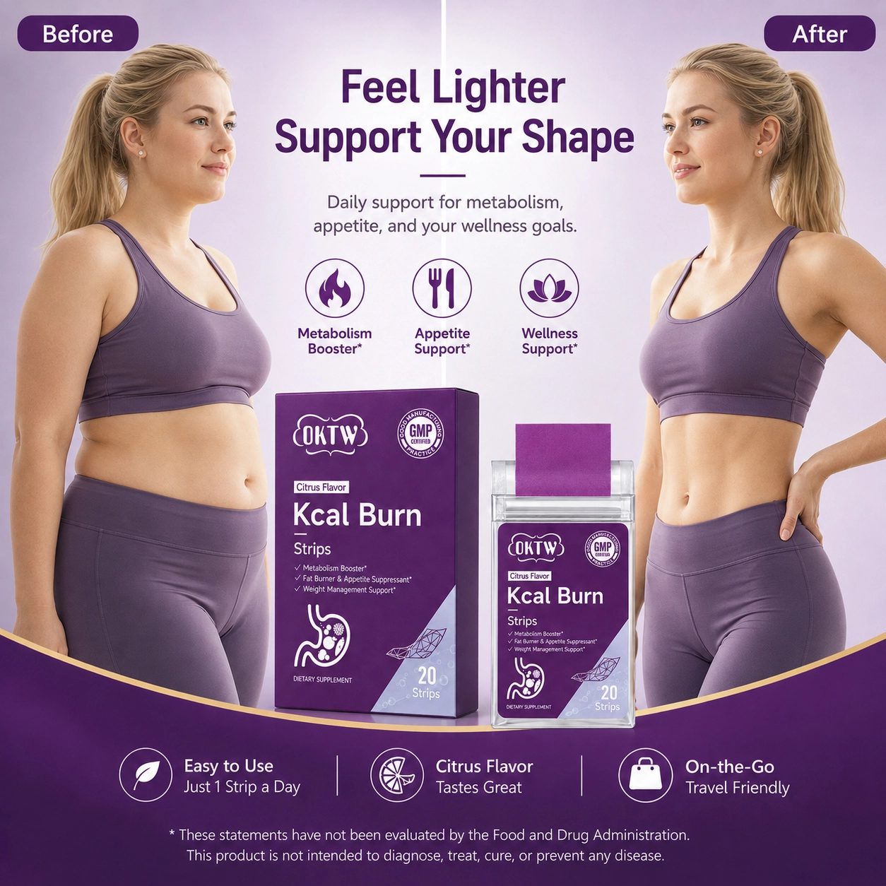 OKTW Kcal Burn Oral Dissolving Films Primary product view