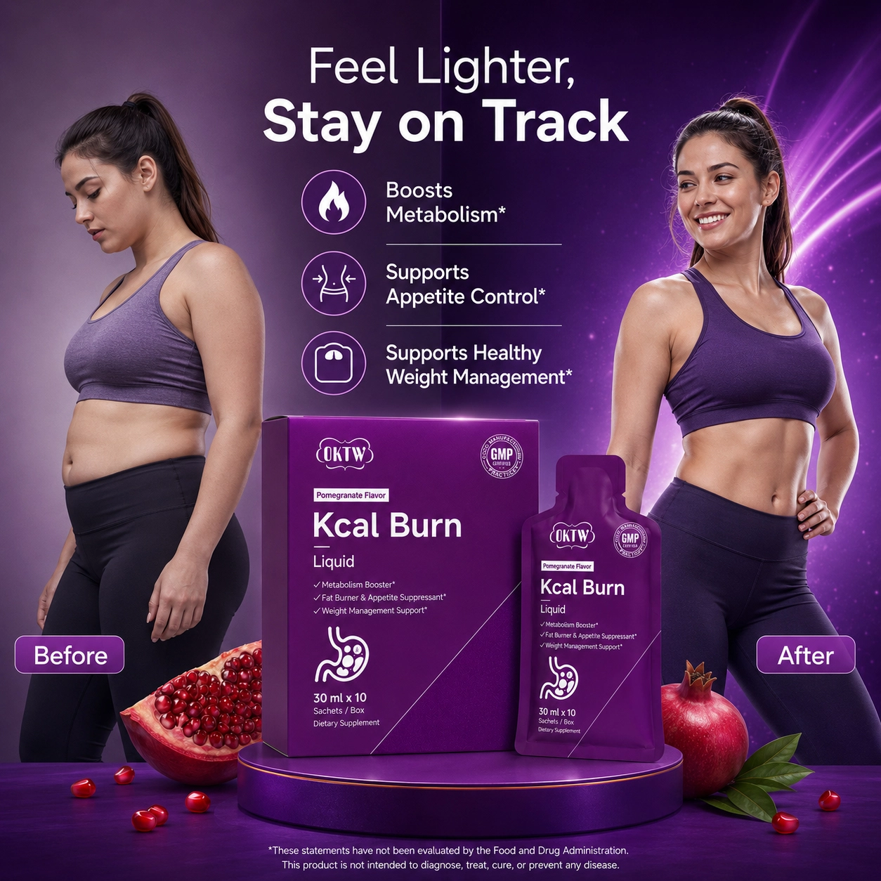 OKTW Kcal Burn Oral Liquids Full set reference