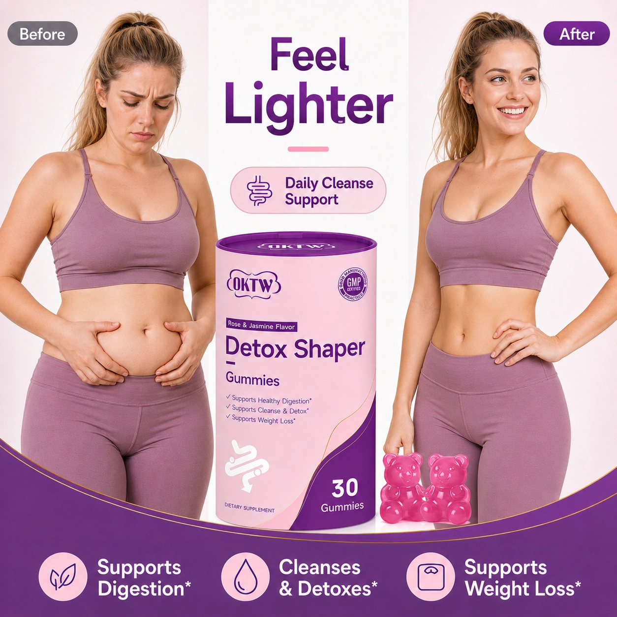 OKTW Detox Shaper Gummies Primary product view