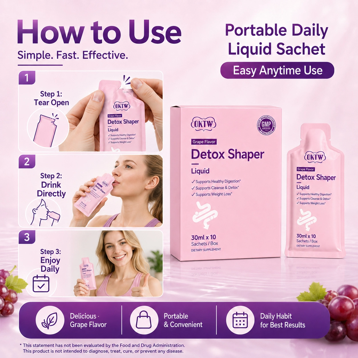 OKTW Detox Shaper Oral Liquids Primary product view