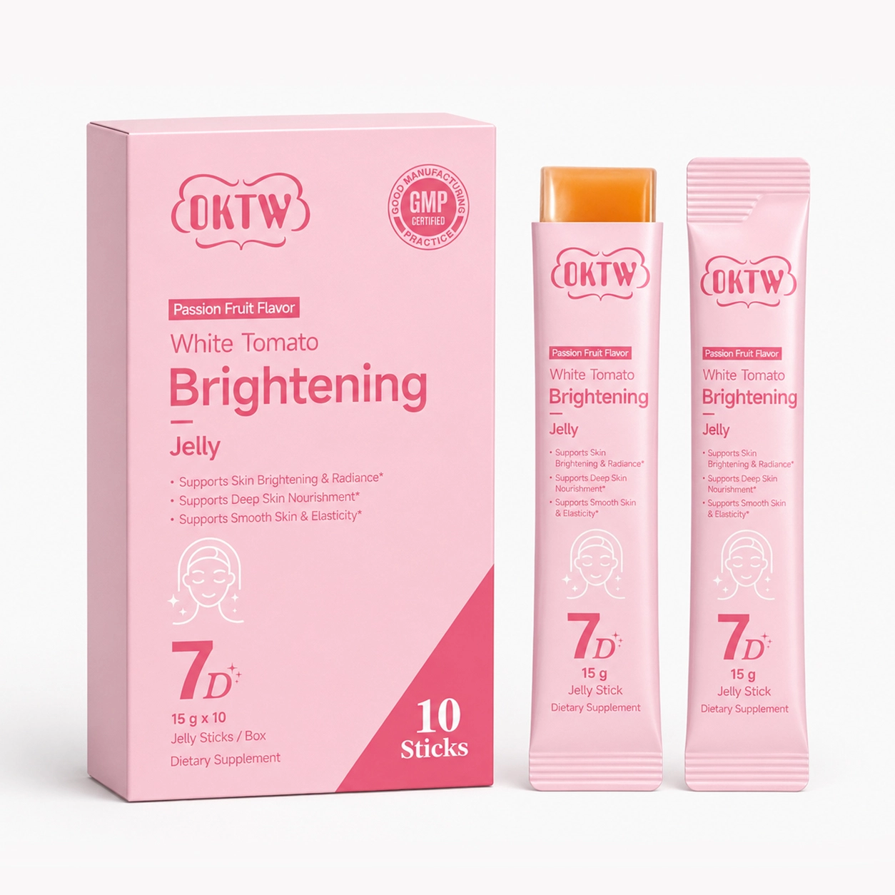 OKTW White Tomato Brightening Jelly Sticks