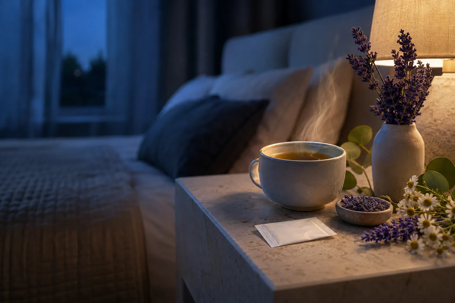 Sleep & Stress oral dissolving film lifestyle scene