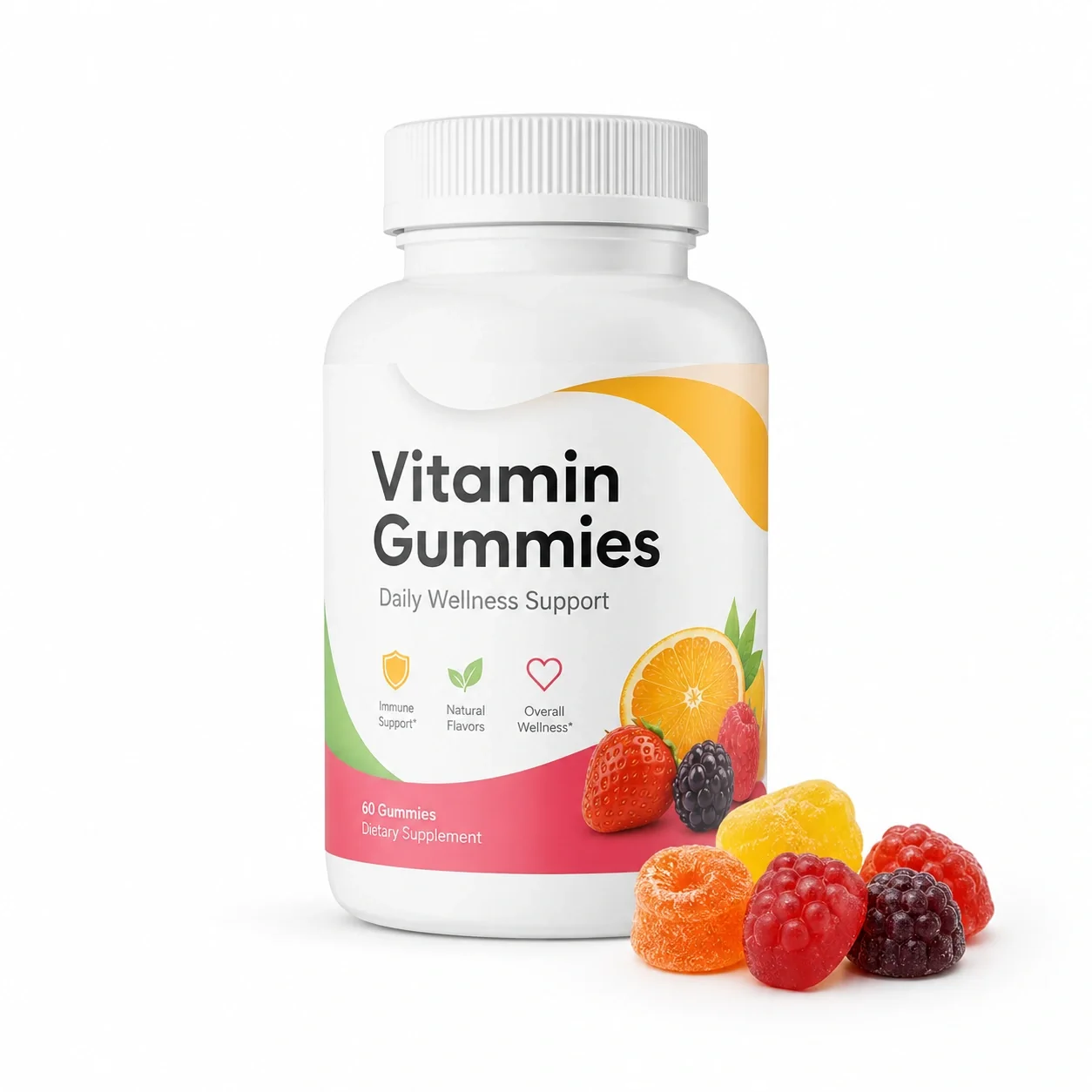 Vitamin Gummies private label product packaging