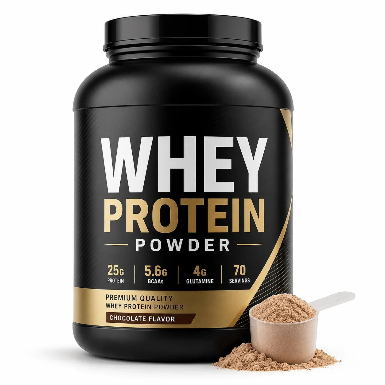 Whey Protein Powder private label product packaging
