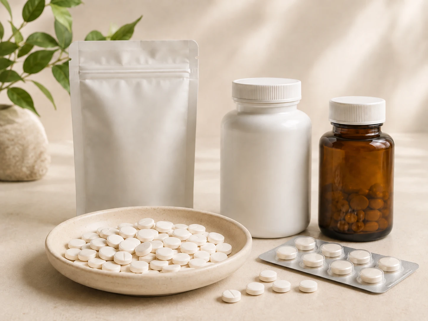 Contract tablet supplement manufacturing