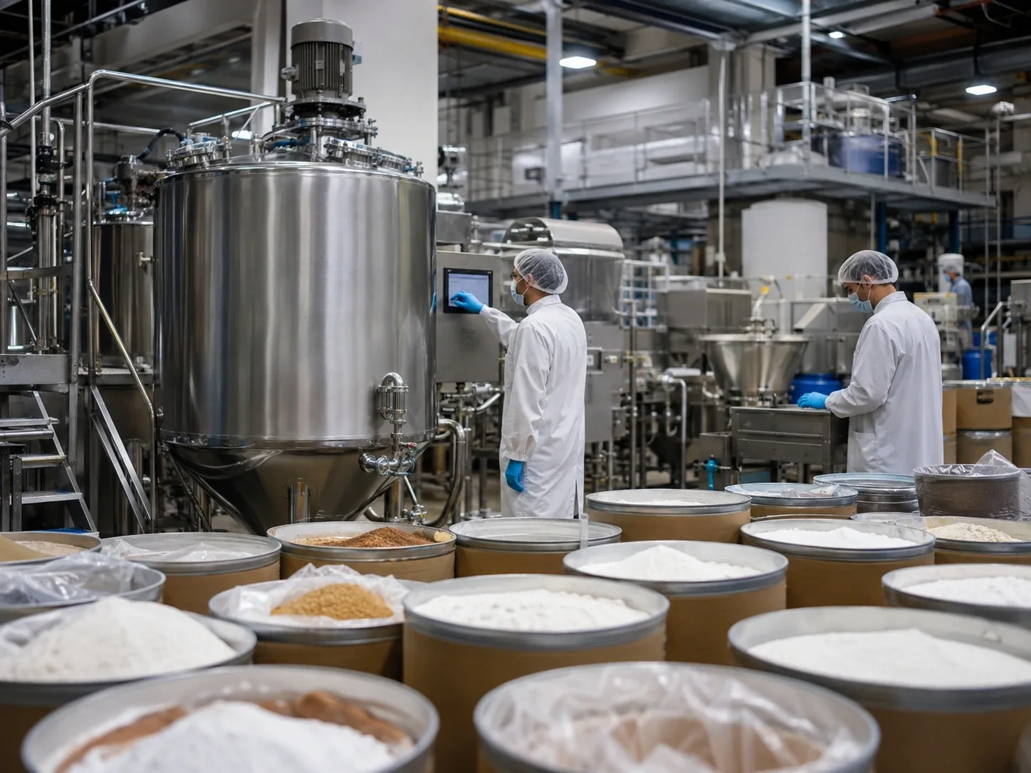 Bulk supplement batch manufacturing equipment