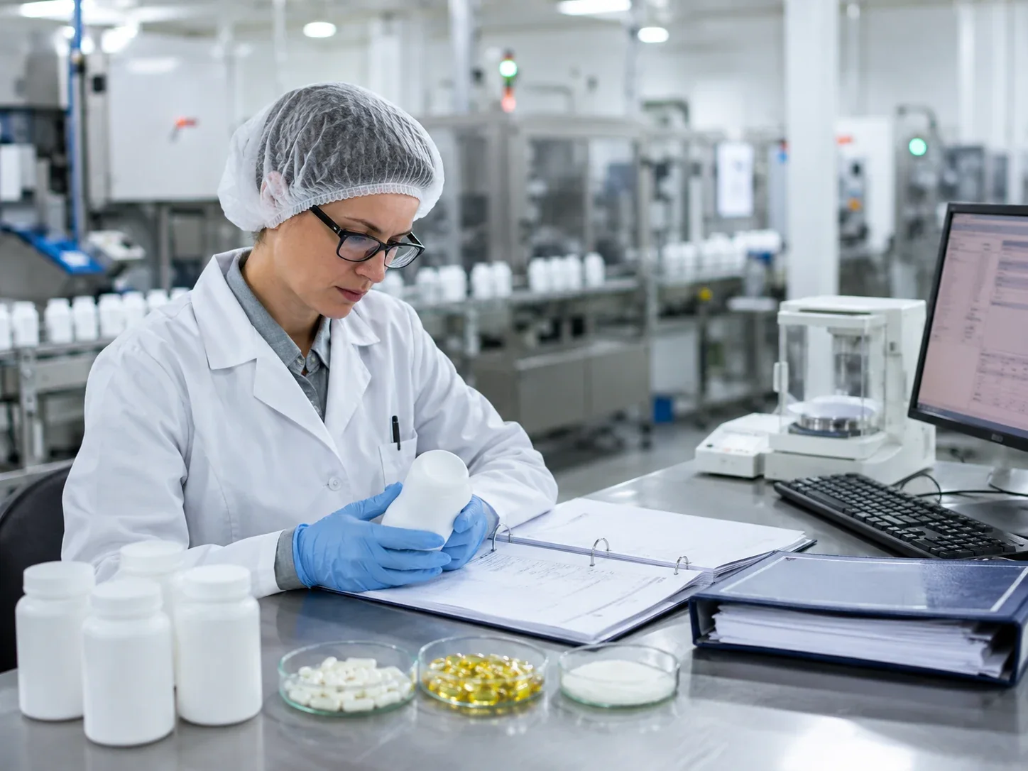 Dietary supplement quality control and batch documentation