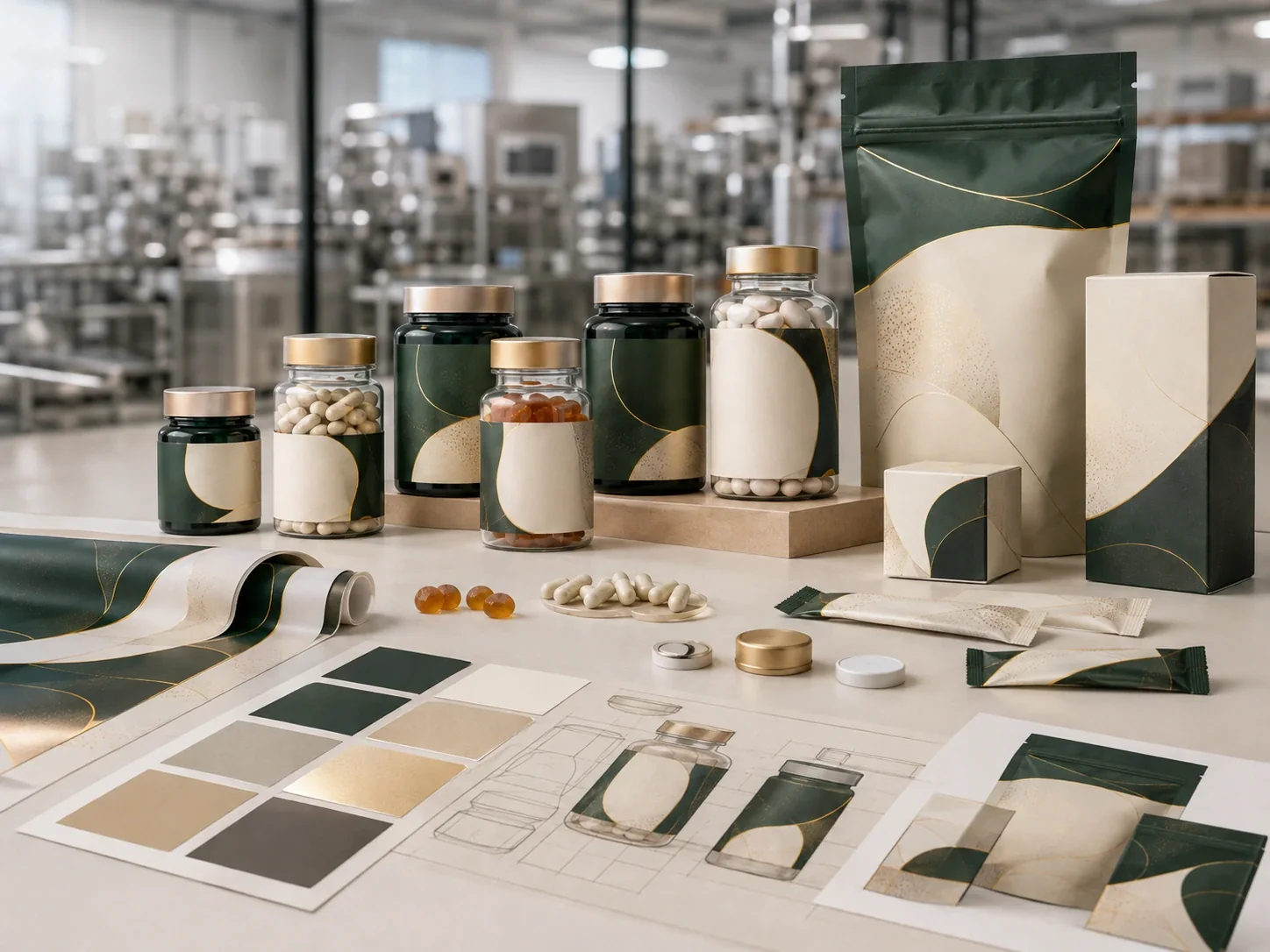 Private label supplement brand and packaging development