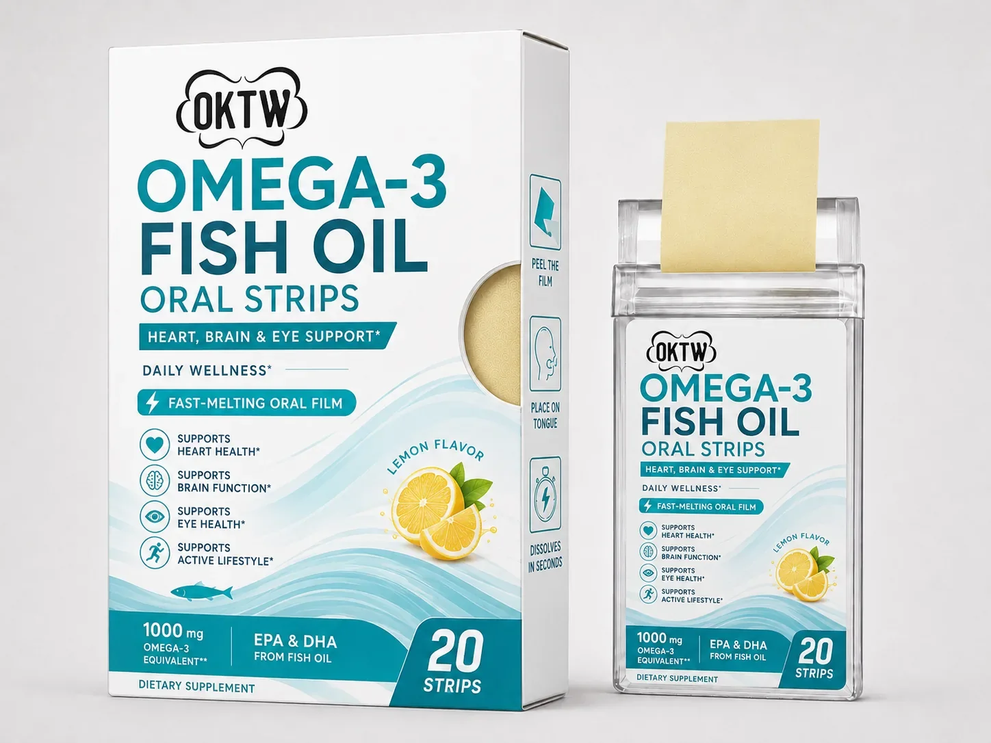 Omega-3 Fish Oil Oral Strips