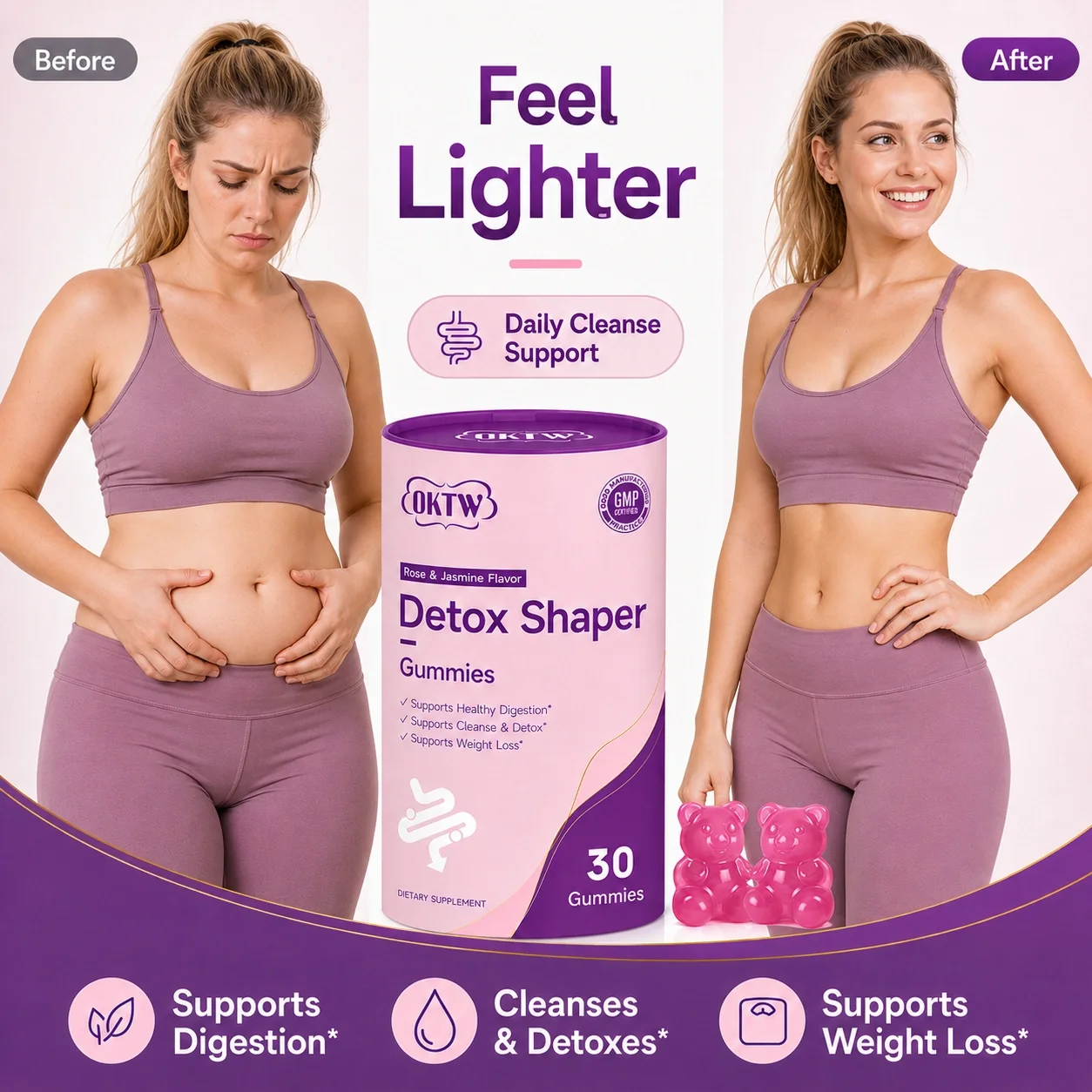 OKTW Detox Shaper Gummies Primary product view