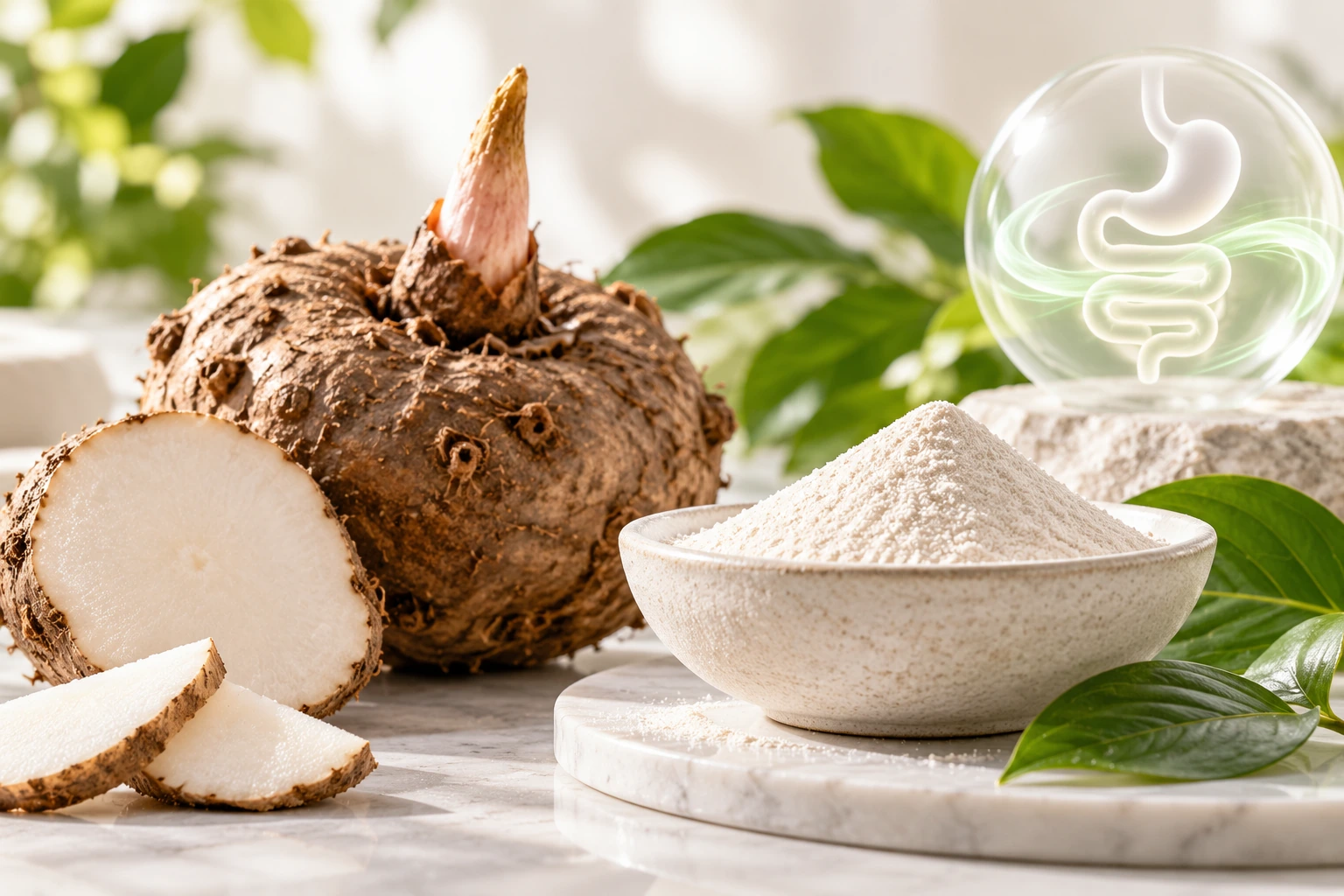 Glucomannan ingredient concept