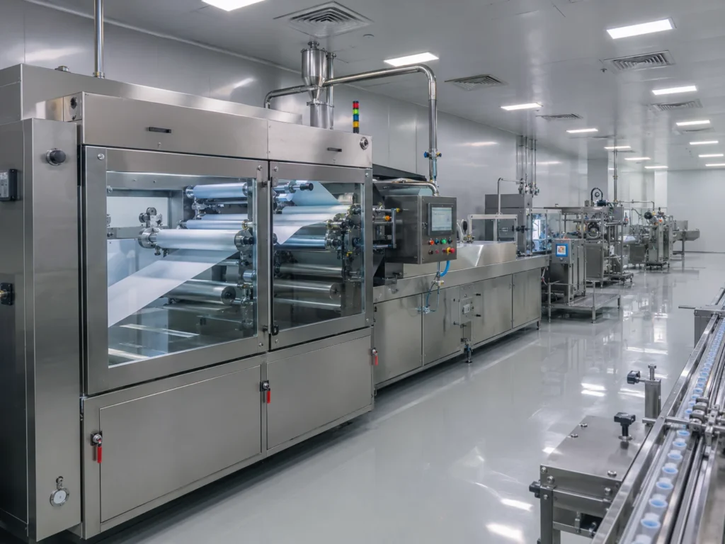 Oral dissolving film manufacturing line